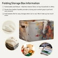 thumbnail image 6 of Horses Painting Storage Bins Baskets With Handles Storage Box Clothes Organizer Organization Toys, 6 of 7