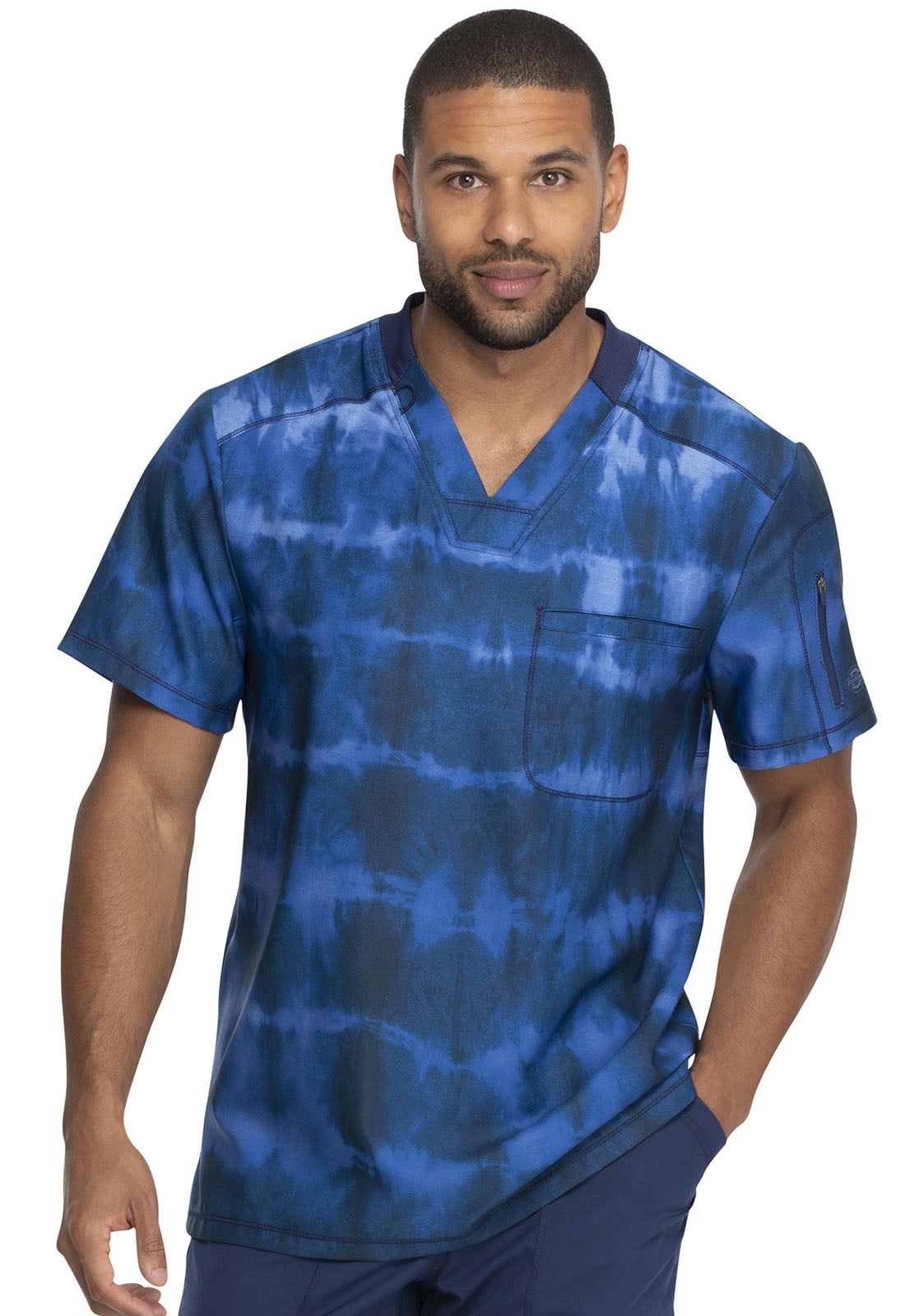 Dickies Dickies Dynamix Scrubs Top for Men VNeck Plus Size DK613