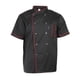 thumbnail image 2 of Uniforme de chaqueta de restaurante de manga corta, clásica ligera L Yuyangstore Uniforme de chaqueta de chef, 2 of 8