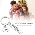 thumbnail image 4 of Kenally Keychain Couple Gifts Art Crafts Hanging I Need Design Me You Key-ring Here Pendants With for Boyfriends Husband Father Supplies No.1 20piezas, 4 of 6
