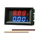thumbnail image 1 of Hugtrwg DC0-100V Amp Volt Gauge Dual LED Medidor corriente voltaje digital (Rojo Azul 10A), 1 of 9