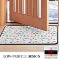 thumbnail image 3 of Colorful Gradient Dinosaurs Silhouettes Pattern Door Rugs,Washable Non Slip Door Mats Indoor,Decorative Door Mats,Entry Mat Indoor for Entrance,Bedroom,Kitchen,Bathroom,30"x17", 3 of 6