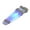 B Blue, variant on Tactical Helmet Light Push Switch 2 Modes Portable Waterproof Strobe Light Safety Alert Silicone Survival Signal Light Night Cycling Light Outdoor Adventure