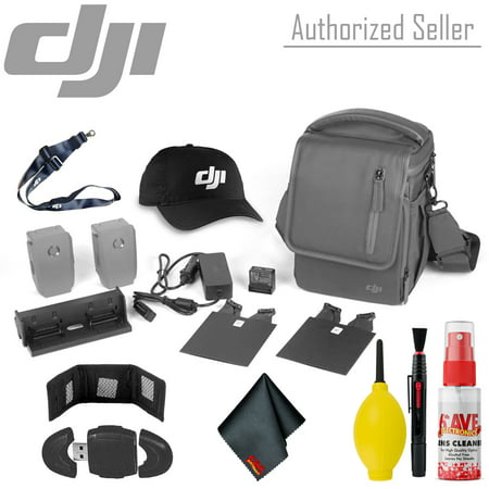 DJI Mavic 2 Fly More Kit - DJI Branded Baseball Cap & Lanyard - Intelligent Flight Batteries For Mavic 2 Pro & Zoom - Bag - Charger and