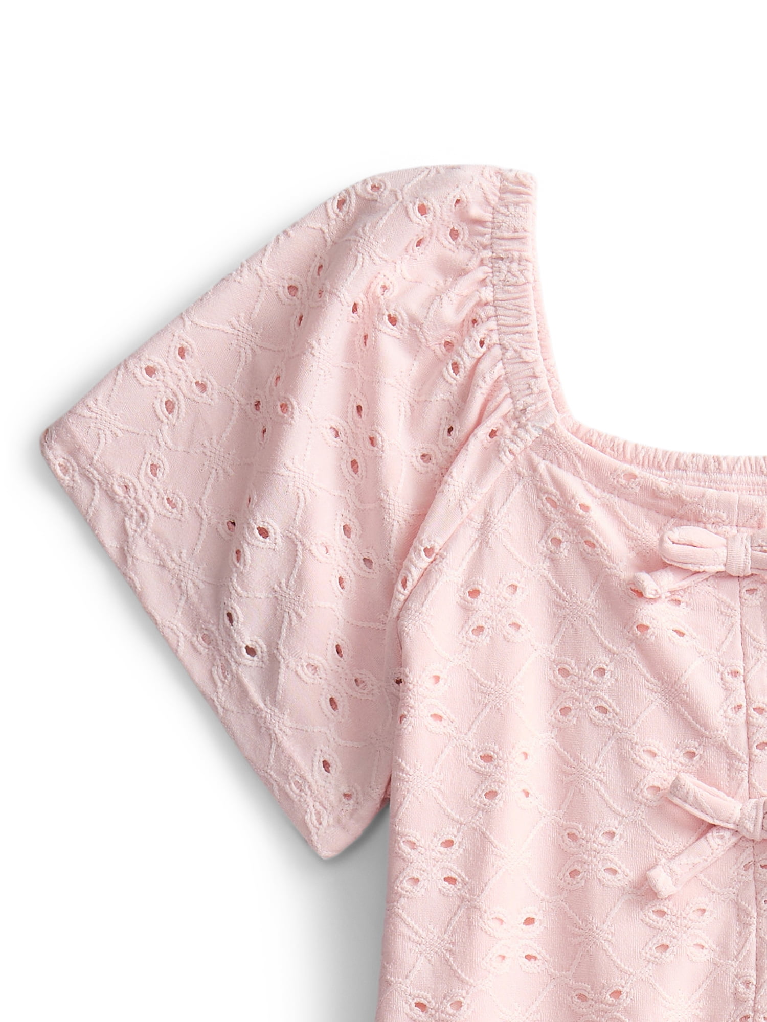 Derek Heart Girls Eyelet Top and Skort Set, 2-Piece, Sizes 4-18