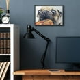 thumbnail image 2 of Stupell Industries Pug And Pizza Funny Dog Pet Animal Watercolor Painting Framed Giclee Texturized Art by George Dyachenko, 2 of 8