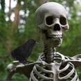 thumbnail image 3 of 6Pcs Scary Halloween Crow Decorations Realistic Looking Black Feathered Bird Party Accessories Home Decors, 3 of 4