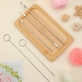 thumbnail image 6 of 8Pcs Drawstring Threader Tool Set Flexible Drawstring Threader Drawstring Turner Hook Tweezers Sewing Threading Tool, 6 of 8