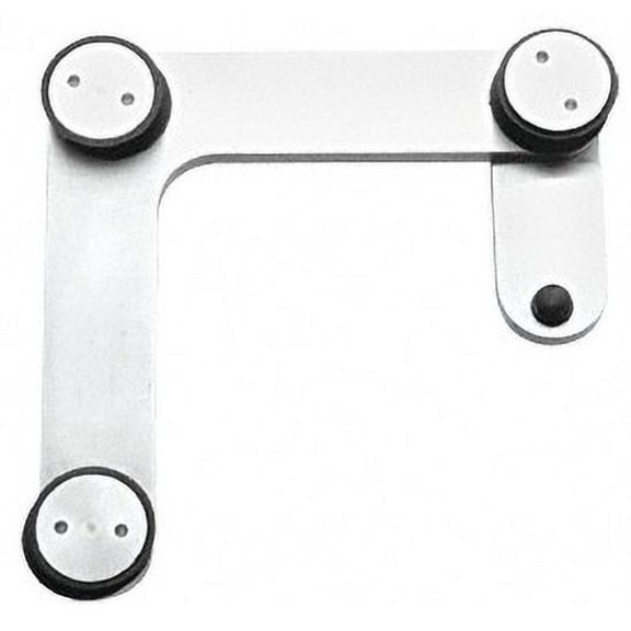 CRL LS11BS Brushed Stainless Laguna Series Transom/Sidelite Door Stop Fitting