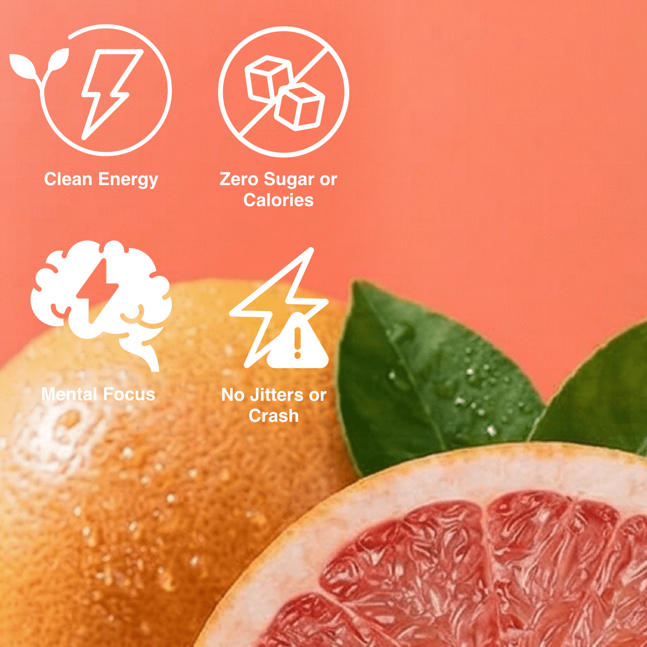 Phocus Caffeinated Sparkling Water Grapefruit
