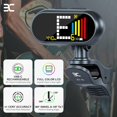 thumbnail image 2 of EX USB-C Rechargeable Guitar Tuner Clip On, Full Color LCD Display Chromatic Tuner for Acoustic/Electric Guitar, Bass, Ukulele & Violin, Professional Fast & Precise Pitch Detection, 2 of 2