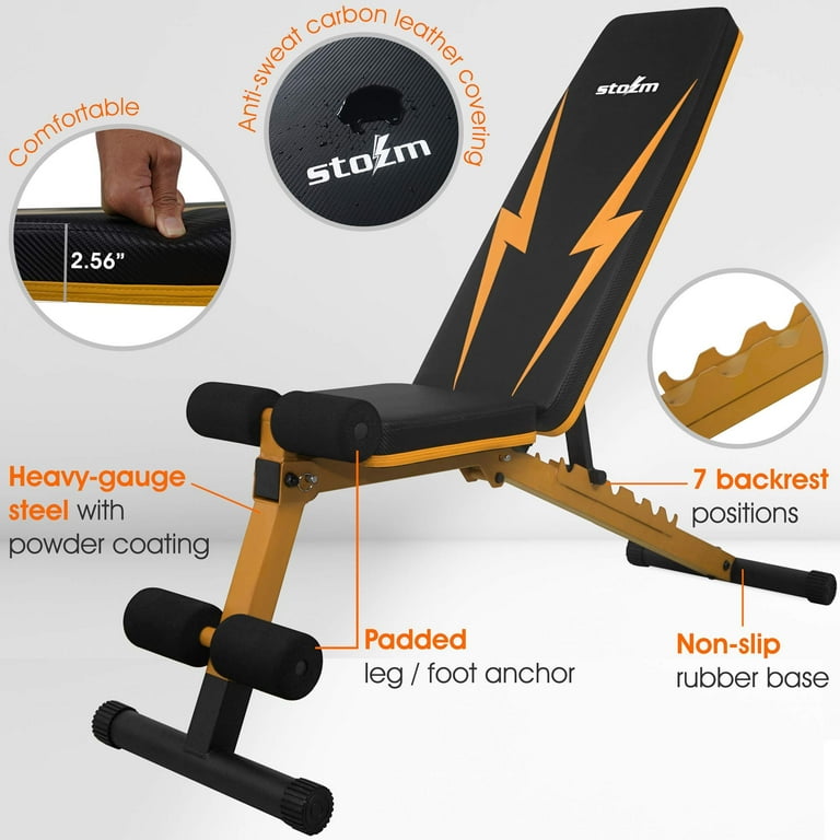 STOZM Combo of Deluxe Pull Up Bar (Black) & Multi-Purpose Deluxe