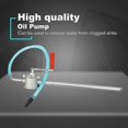 thumbnail image 2 of Hand Crank Aluminum Alloy Oil Pump, Car Truck Fuel Oil Gasoline Transfer Hand Pump Suction Water Chemical Liquid Pump Banmo, 2 of 5