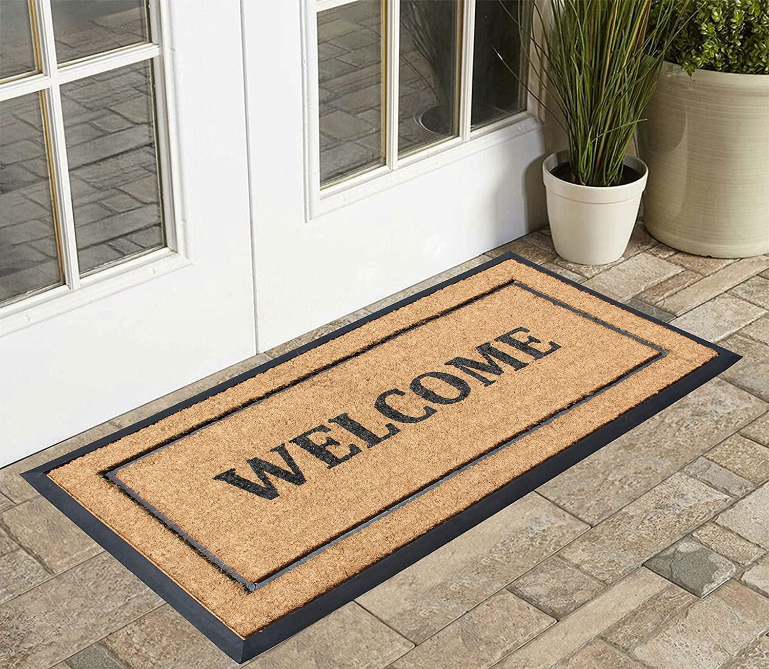 Latitude Run® Doormat Heavy Duty Non Slip Durable 48 x 32 Non-Slip Indoor  Outdoor Door Mats & Reviews