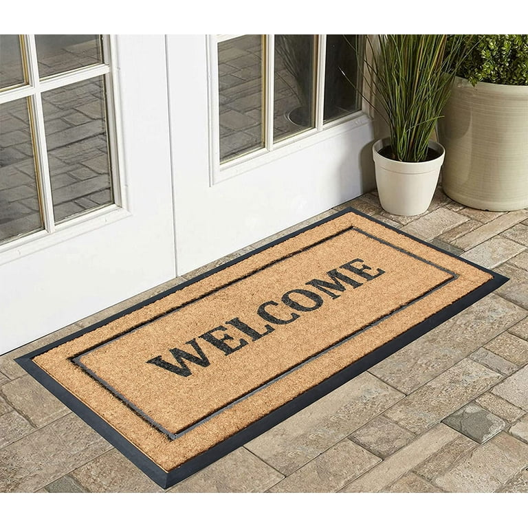 Thickness Luxury Large Door Mats Home Floor Welcome Mat for Indoor Outdoor  - Warmly Home