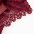 thumbnail image 4 of Varsbaby Womens Sexy Lace Panties Pack of 3pcs Midnight Lingerie Underwear with Bow Knot, 4 of 5