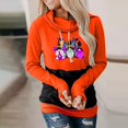thumbnail image 2 of Fashin Mujeres Halloween Impreso Fiesta Manga Larga Sudadera Con Capucha Tops Blusa Pompotops gfhjh6233, 2 of 5