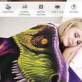 thumbnail image 3 of HENGT  T-Rex Blanket for Bed,Jurassic Throw Blanket for Men, Unisex and Kids - Super Soft Plush Dinosaur Blanket Throw Blanket Animal Throw Blanket, 3 of 6