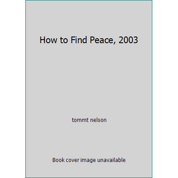 Pre-Owned How to Find Peace