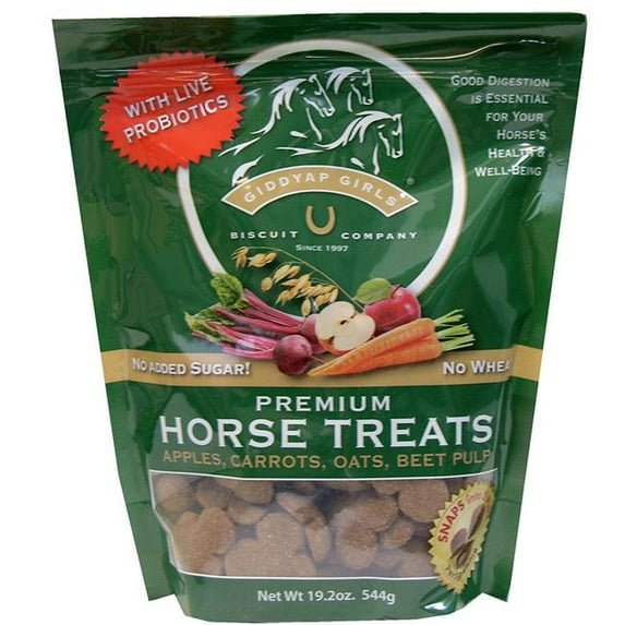 Giddyap Girls Biscuit GGPBP 19.2 oz Premium Horse Treats Bag