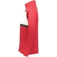 thumbnail image 5 of Holloway Sportswear L Womens Prism Bold 1/4 Zip Pullover Scarlet/White 222791, 5 of 5