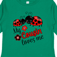 thumbnail image 4 of Inktastic My Cousin Loves Me with Cute Ladybugs Boys or Girls Long Sleeve Toddler T-Shirt, 4 of 5