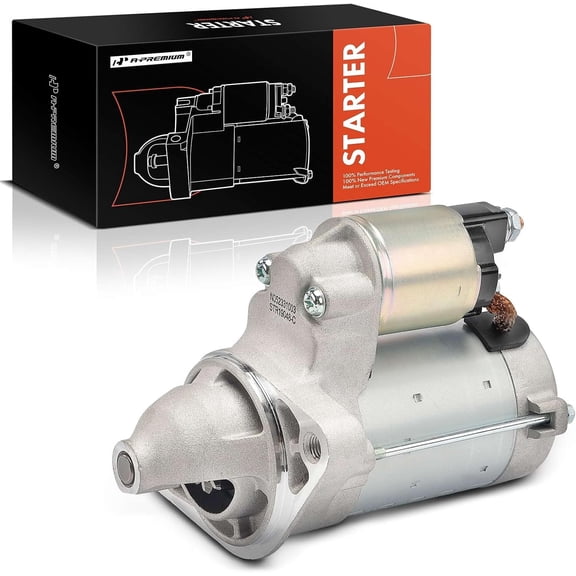 A-Premium Starter Motor Compatible with Scion xD 2008 2009 2010 2011 2012 2013 2014 1.8L, 12V 1.5KW 10-Teeth Clockwise, Replace# 2810037040, 4280004940