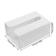 thumbnail image 3 of pitrice Wall Mounted Tissue Box Kitchen Napkin Toilet Paper Holder Punch-free Storage Case, White, 3 of 8