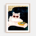 thumbnail image 2 of Cat-itude | Animals Pets Cats - Painting Cat Humor Pop Art Animal Retro Illustration Whimsical Unframed Wall Art Print 24 x 32 inches, 2 of 13