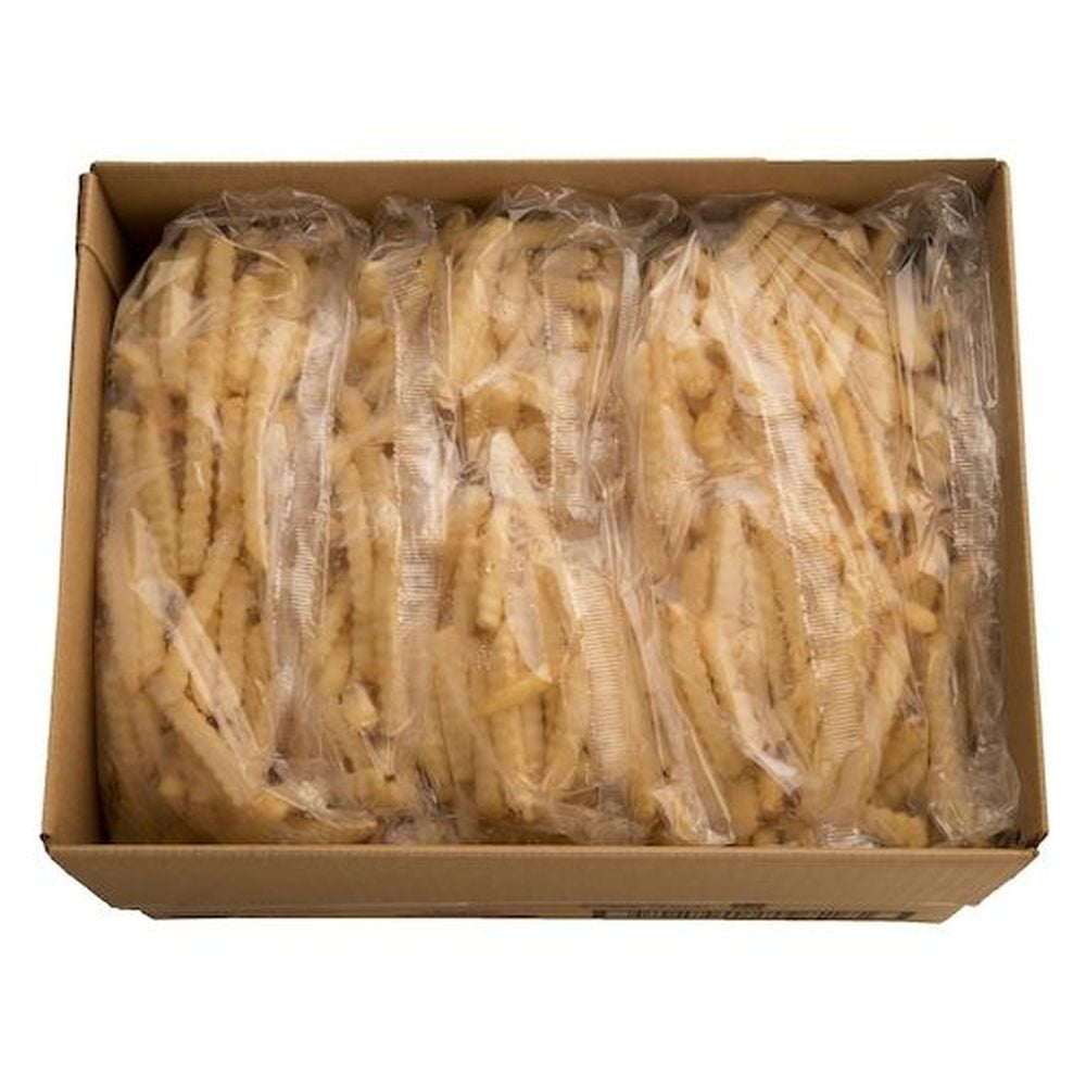 McCain Ovations Canola 3/8 inch Long Crinkle Cut Potato Fries, 5 Pound -- 6 per case