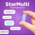 thumbnail image 4 of KidStar Nutrients StarMulti Chewable Multivitamin, Space Berry Flavor, 60 Chewable Tablets, 4 of 6