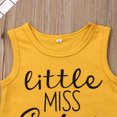 thumbnail image 3 of Toddler Little Baby Summer Clothes Set Sleeveless Vest Top + Flower Printing Short Outfit Set 2 Pieces 1-5 Years, 3 of 6