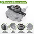 thumbnail image 4 of Unique Bargains Brake Vacuum Pump No.2712301665/A2712301665 Engine Vacuum Pump for Mercedes-Benz C250 2012-2014 Aluminum Alloy Silver Tone 1 Pcs, 4 of 7