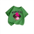 thumbnail image 1 of LUOGENLI T-Shirt pour Filles, T-Shirt Graphique Mignon à Col Rond et Manches Courtes, T-Shirt Décontracté d'Été pour Filles, Grande Taille Tendance, Vert 11-12 Ans, 1 of 3