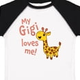 thumbnail image 4 of Inktastic My Gigi Loves Me- Cute Giraffe Boys or Girls Toddler T-Shirt, 4 of 5