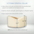 thumbnail image 3 of Core Products Foam Cervical Collar Neck Support Brace - Beige, XLarge- 3.5" Chin to Sternal Notch, 3 of 6
