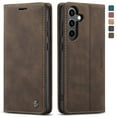 thumbnail image 2 of Decase for Samsung Galaxy S24 Plus Wallet Case,Flip Magnetic Closure PU Leather Wallet Card Holder Kickstand,Rugged Shockproof Anti-Fingerprint Full Body Protection Phone Cover Case,Coffee, 2 of 9