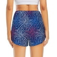 thumbnail image 4 of Goofa Ireworks In The Night Sky Printed Women 2 in 1 Running Shorts,Quick Dry Athletic Workout Shorts,High Waisted Athletic Shorts with Liner Pockets-Large, 4 of 9
