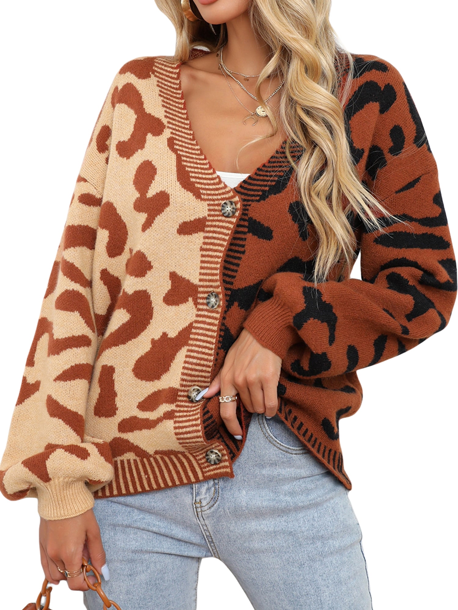 Nituyy Women Cable Knit Cardigan Long 