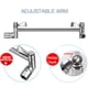 thumbnail image 1 of de rociador de cabezal de , soporte codo ajustable, varilla de extensión de grande, accesorios de Colco Soporte de brazo de ducha, 1 of 8