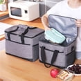thumbnail image 2 of Bolsas térmicas para almuerzo a prueba de fugas de gran capacidad a la moda para mujeres y hombres, bolsas de aislamiento térmico para viajes al aire libre y picnic, 2 of 5