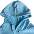 thumbnail image 4 of Loose Hoodie Women Fall Winter Hoodie Thick Hooded Long Sleeves with Big Pocket Plus Size Mid Length Solid Color Loose Elastic Cuffs Drawstring Sport, 4 of 8