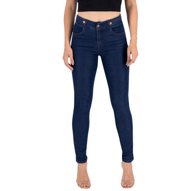 Pantalón Skinny Britos Jeans Mujer Azul Corazón 024150