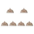 thumbnail image 4 of balikha 6Pcs Christmas Macrame Ornament Christmas Ornament Wall Hanging Semi Circle Crafts Xmas Tree Decor for Holiday Seasonal Decor Snowflake, 4 of 9