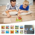 thumbnail image 3 of Fridja Puzzle Toys, Suitable For Children Aged 2-7 Wooden Puzzles Best Gifts For Boys And Girls Preschool Learning Toys, 3 of 5