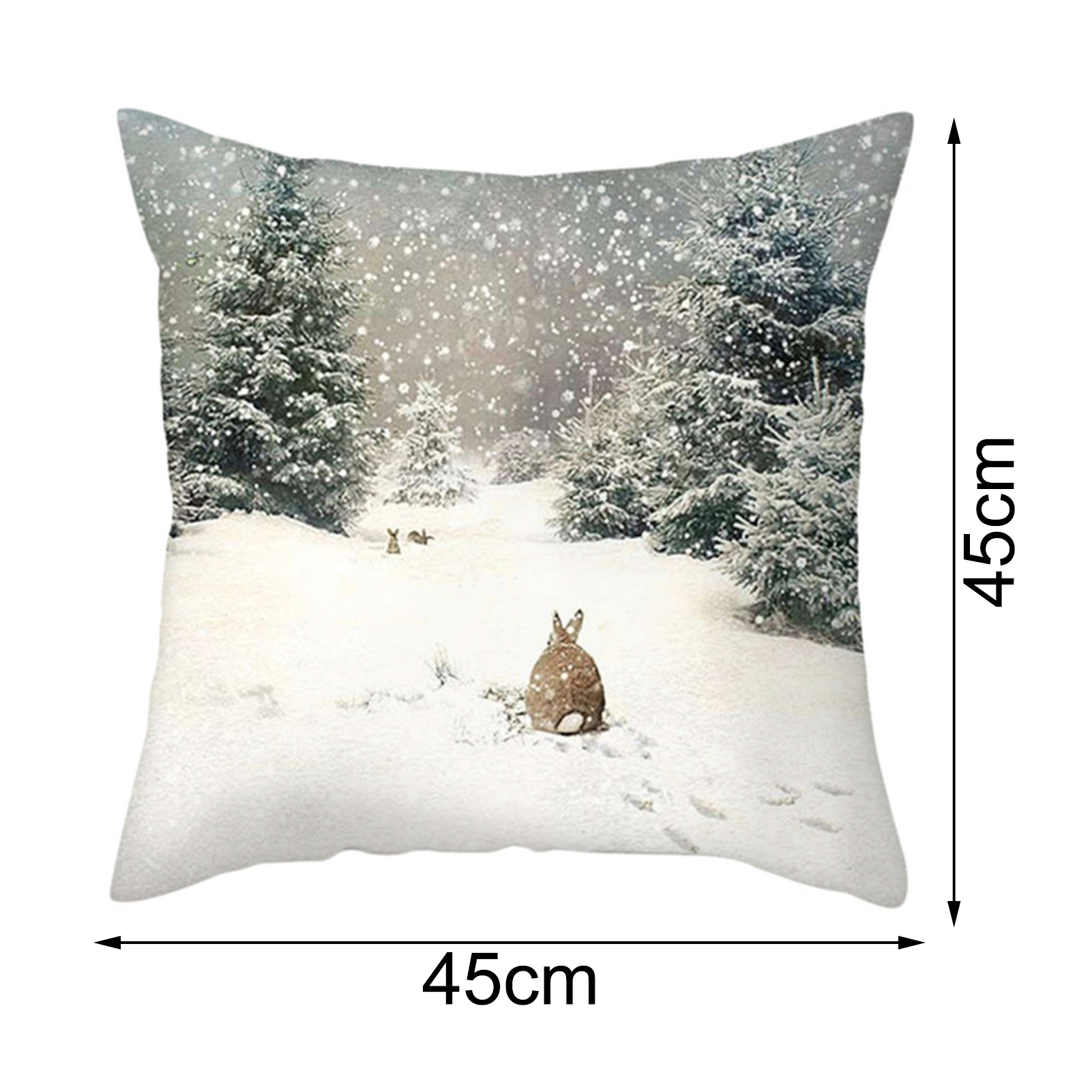 Christmas Tapestry 18x 18 Throw Pillow Covers –