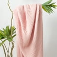 thumbnail image 4 of Carriediosa 100% Cotton Muslin Blanket Soft Gauze Blankets for Adults, 108" x 90" King Size Dusty Pink, 4 of 6