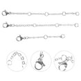 thumbnail image 5 of MRLESS 30-Piece Silver Bracelet and Necklace Extender Set with Sparkling Rhinestone Clasps, 5 of 8