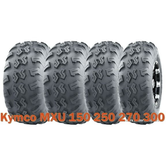 Set 4 WANDA UTV ATV Tires 22x7-10 & 22x10-10 for Kymco MXU 150 250 270 300