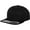 Black, variant on Flexfit 110 Plain Fitted Snapback Cap (Pack of 2)